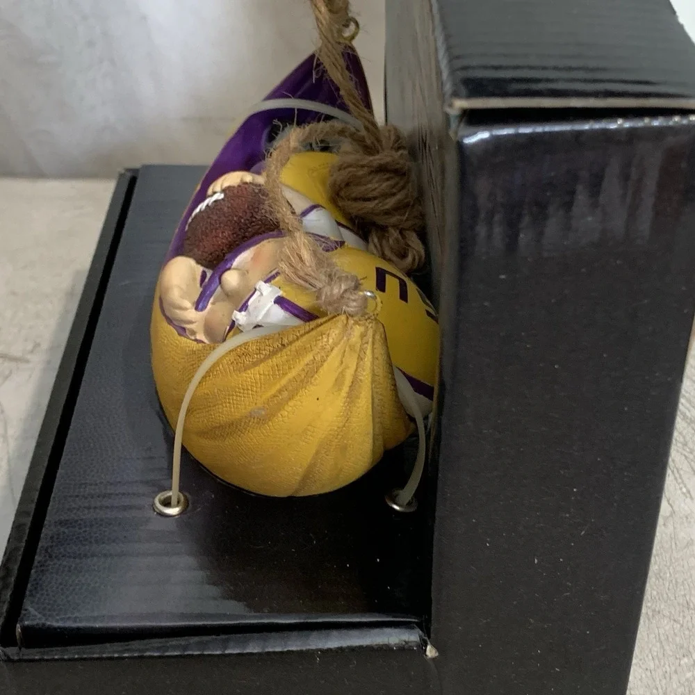 FOCO LSU Tigers Football Hanging Hammock Figurine Decor w/ Box NCAA NEW